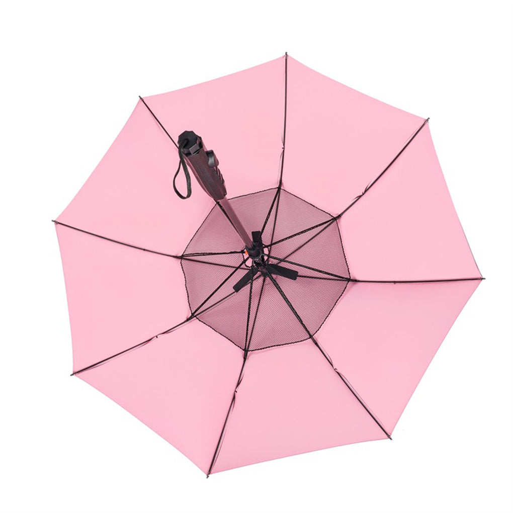 3 in 1 Fan Mist Umbrella Uv Blocking Umbrella USB Charging Fan Umbrella Summer Cooling Sun Block Folding Umbrellas
