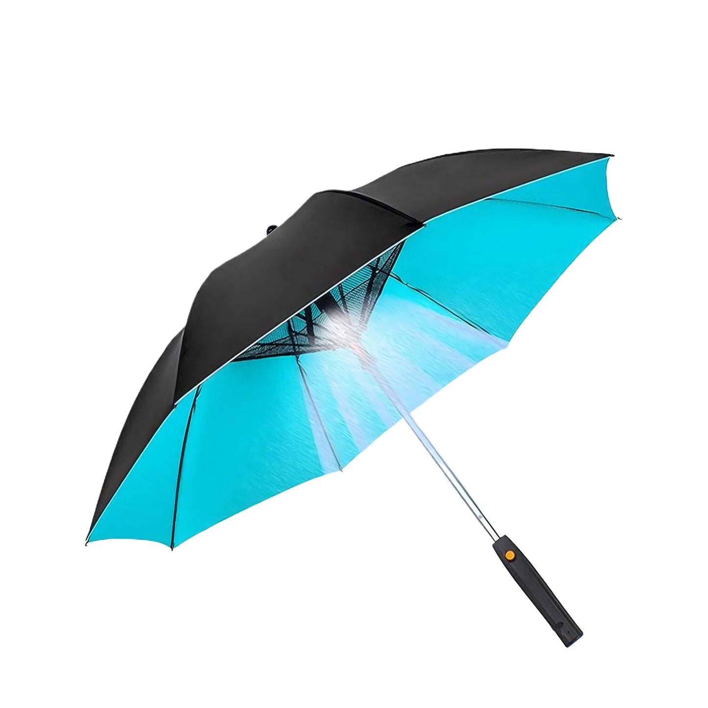 3 in 1 Fan Mist Umbrella Uv Blocking Umbrella USB Charging Fan Umbrella Summer Cooling Sun Block Folding Umbrellas