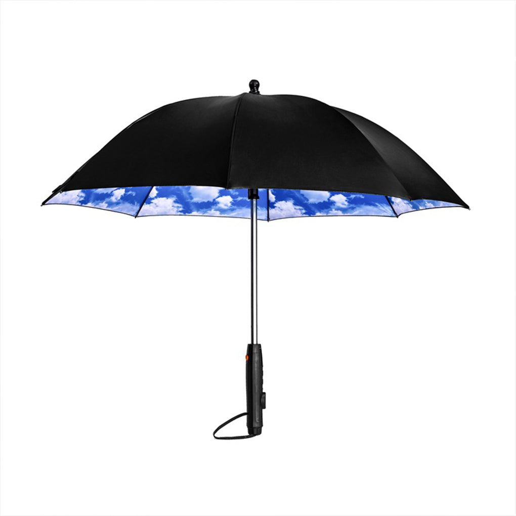 3 in 1 Fan Mist Umbrella Uv Blocking Umbrella USB Charging Fan Umbrella Summer Cooling Sun Block Folding Umbrellas
