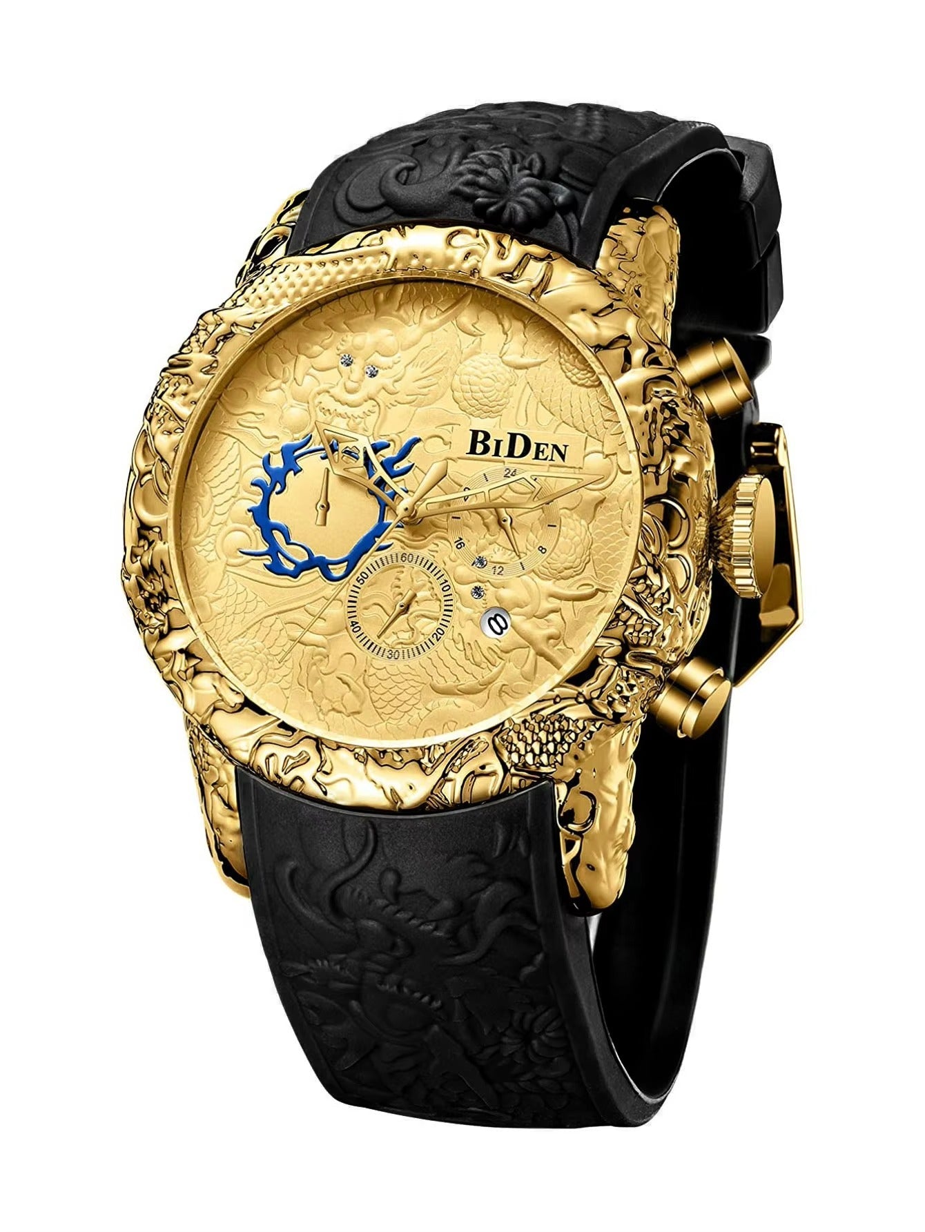 Biden Black Luxury Watch with Box