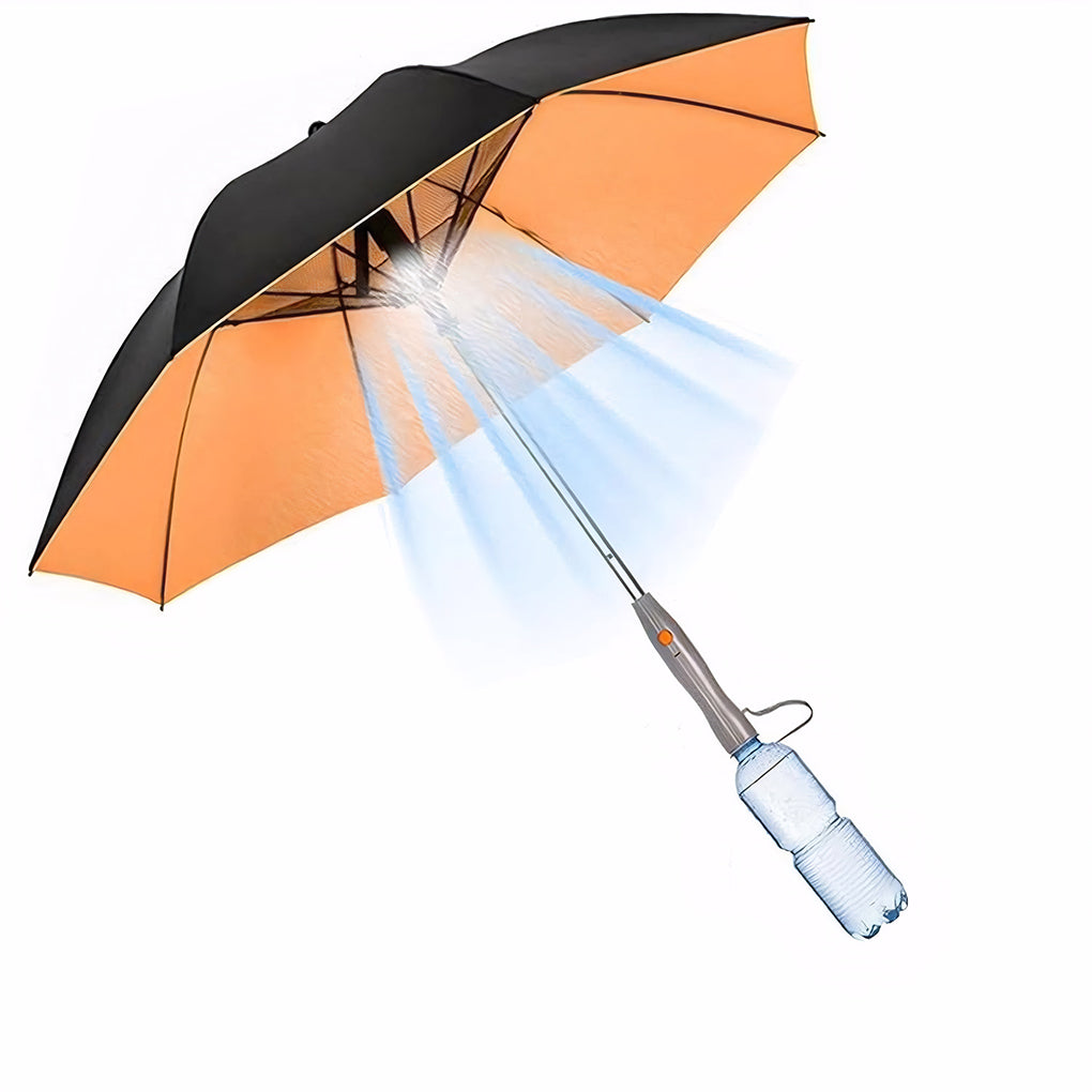3 in 1 Fan Mist  Umbrella Uv Blocking Umbrella USB Charging Fan Umbrella Summer Cooling Sun Block Folding Umbrellas