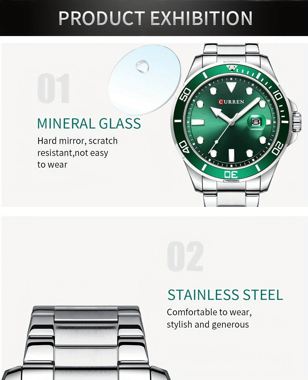 High-end Luxury Watches For Men Waterproof Quartz