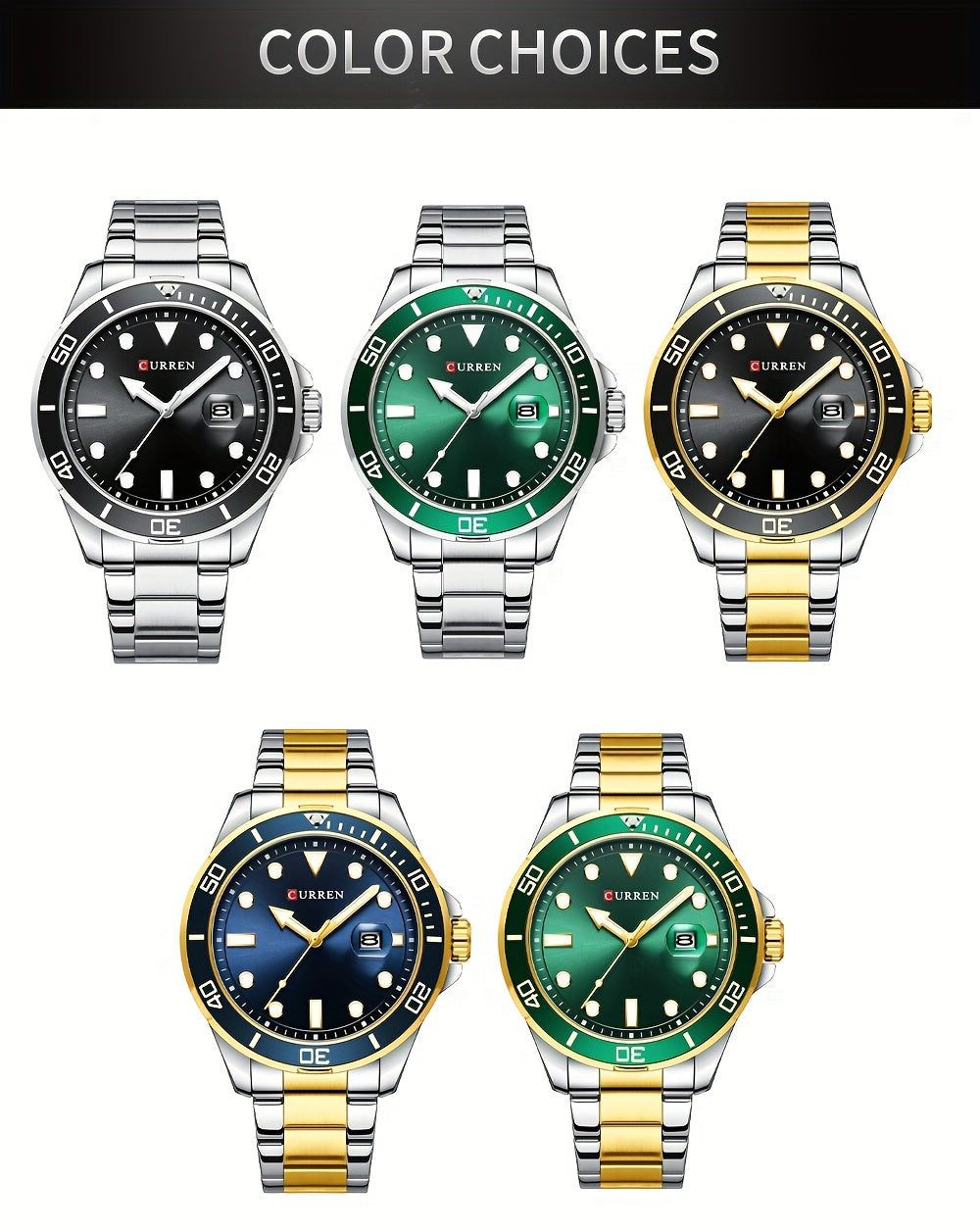High-end Luxury Watches For Men Waterproof Quartz