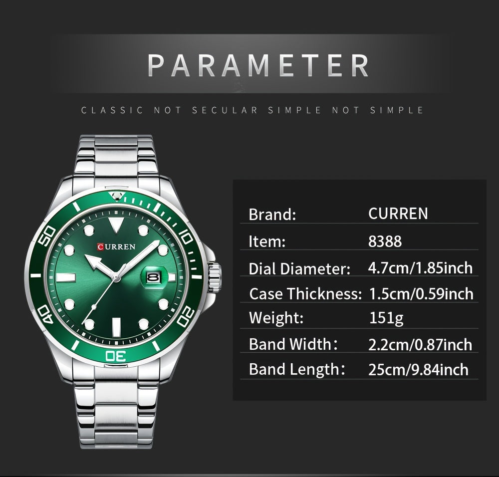 High-end Luxury Watches For Men Waterproof Quartz